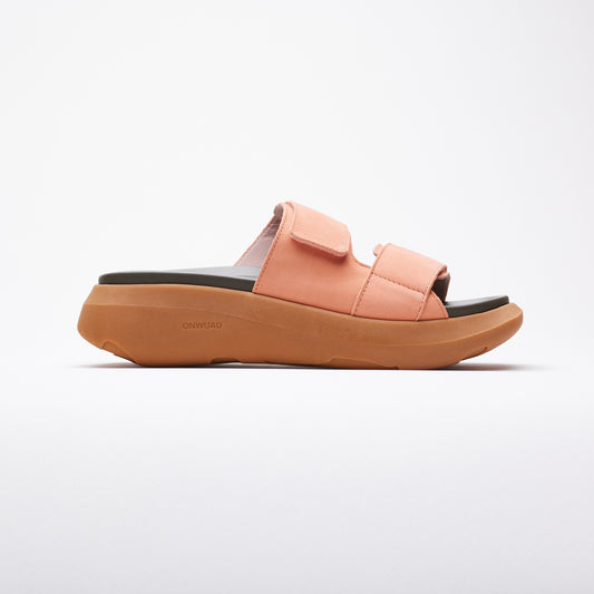 UMA NUBUCK LEATHER SANDAL CORAL PEACH - Coral Peach / 36
