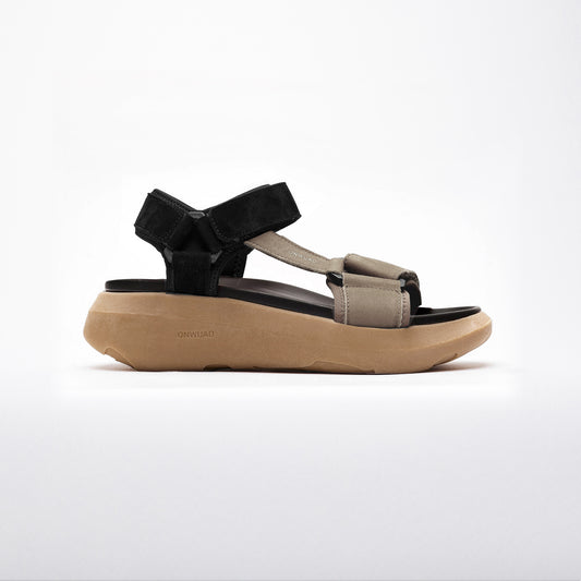 SCHON TECH NUBUCK LEATHER SANDAL Cini morel