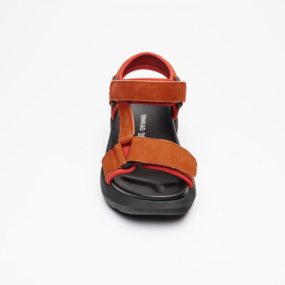 SCHON TECH NUBUCK LEATHER SANDAL Anise