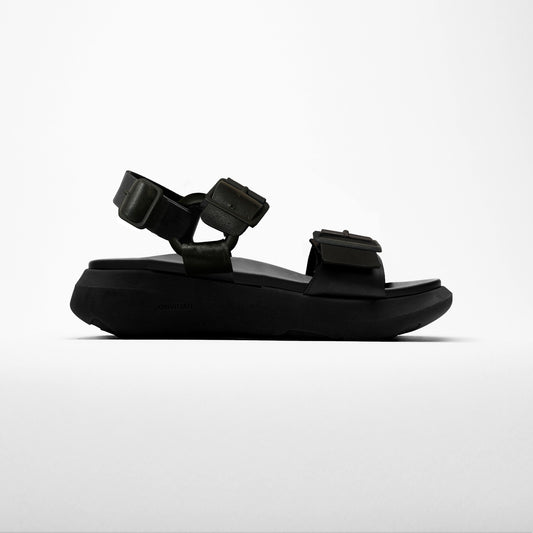 JARA LEATHER SANDAL blk