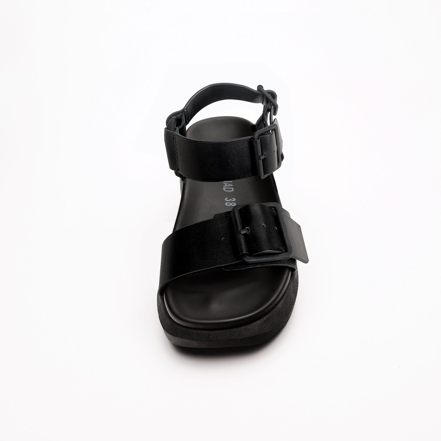 JARA LEATHER SANDAL blk