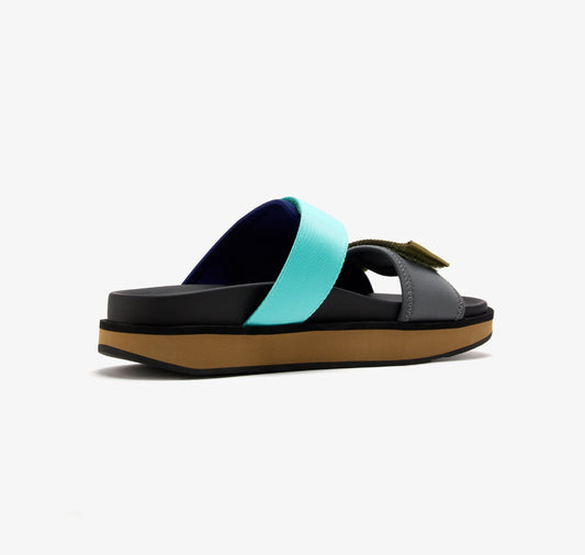 TARPIN VEGAN SANDAL green aqua