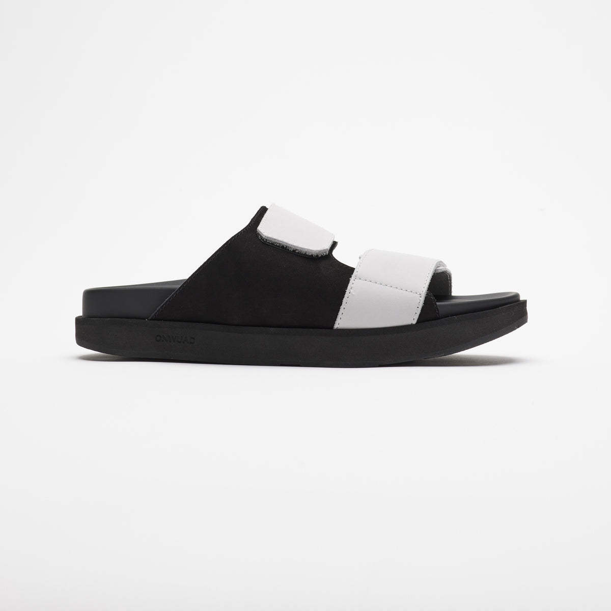 TARPIN LEATHER SANDAL GRANITE BLK