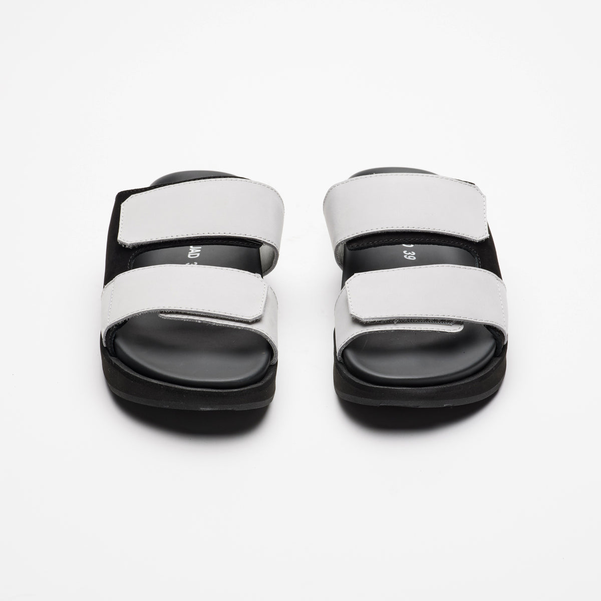 TARPIN LEATHER SANDAL GRANITE BLK